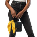 Yellow All-over print bandana - BELVANO Milan