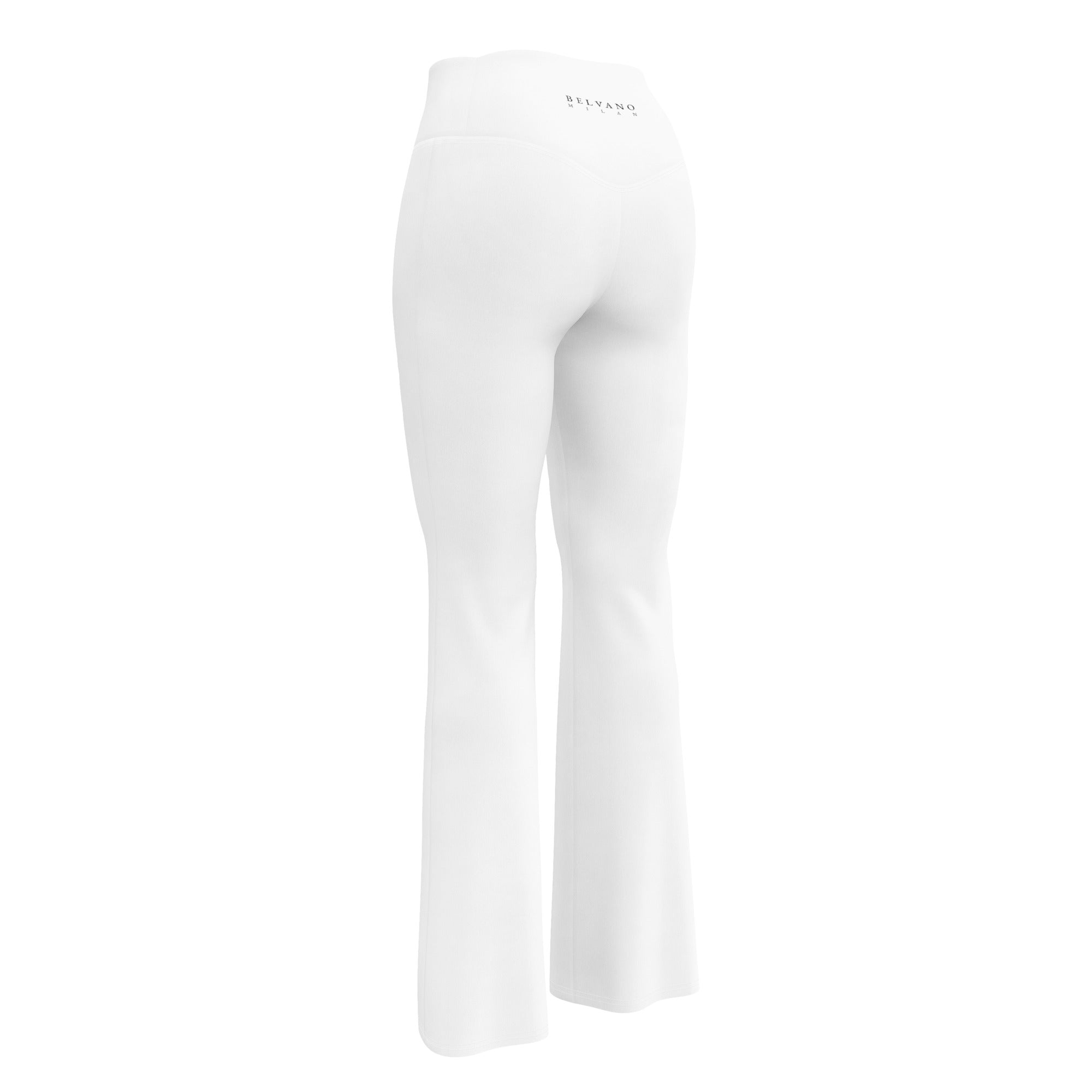 White Flare leggings - BELVANO Milan