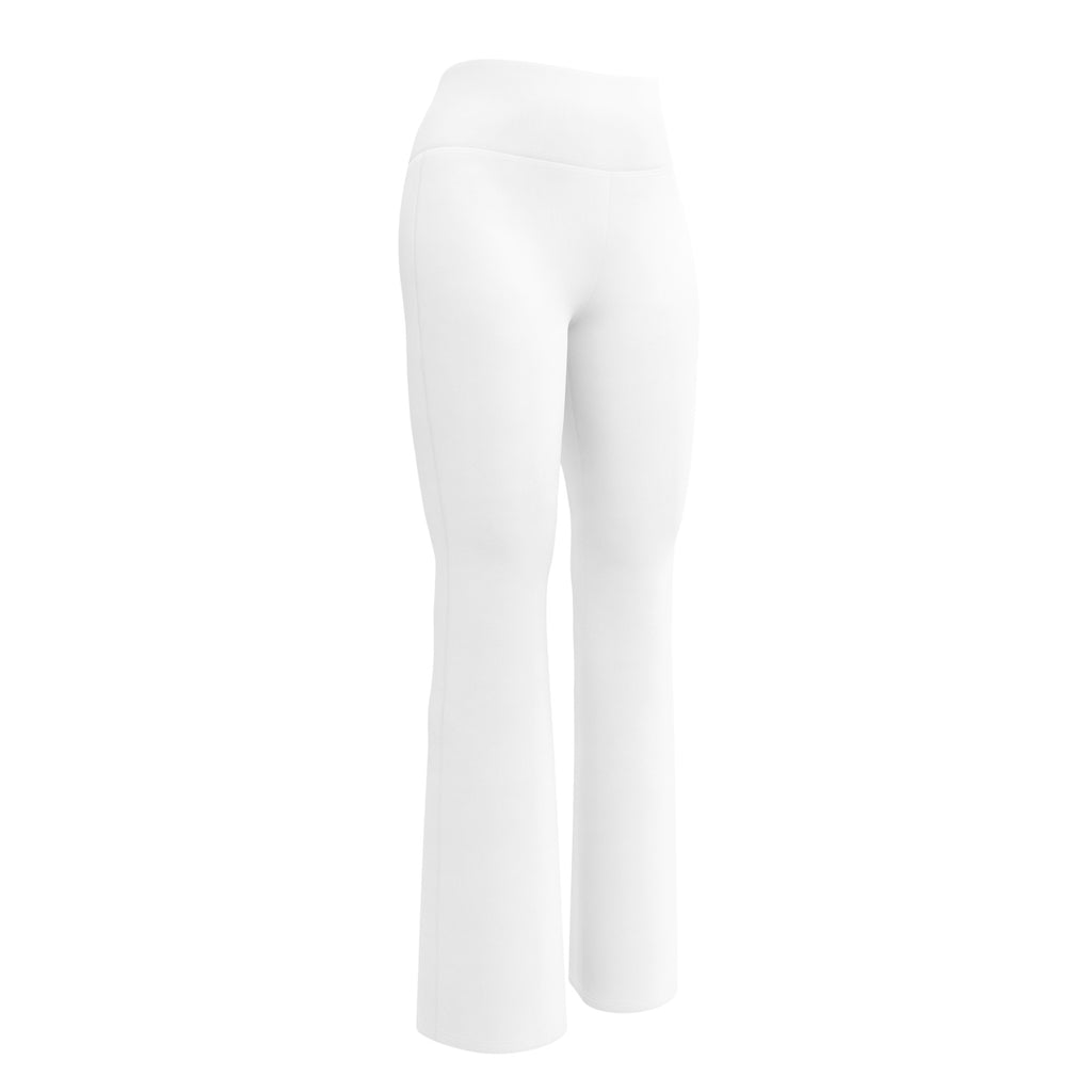 White Flare leggings - BELVANO Milan