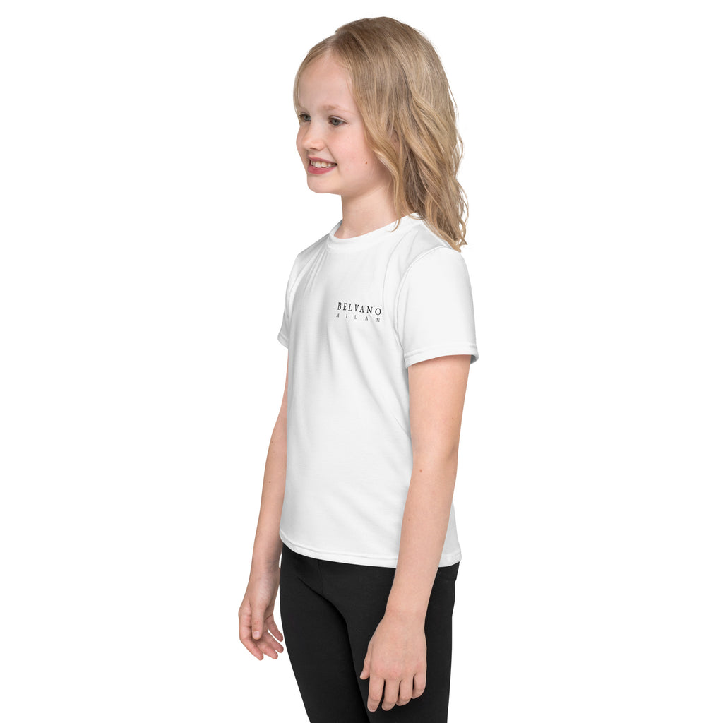 White Kids crew neck t-shirt - BELVANO Milan
