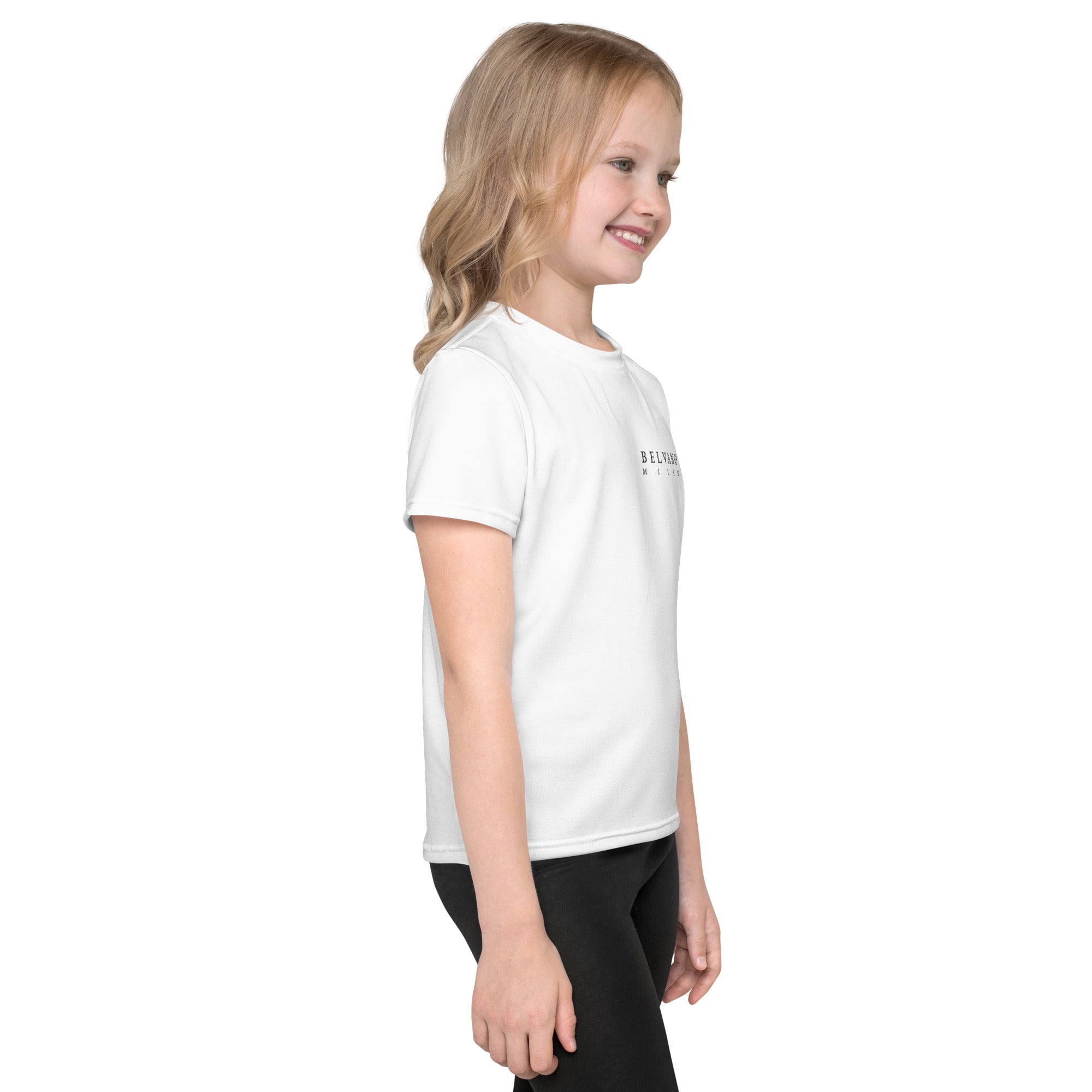 White Kids crew neck t-shirt - BELVANO Milan