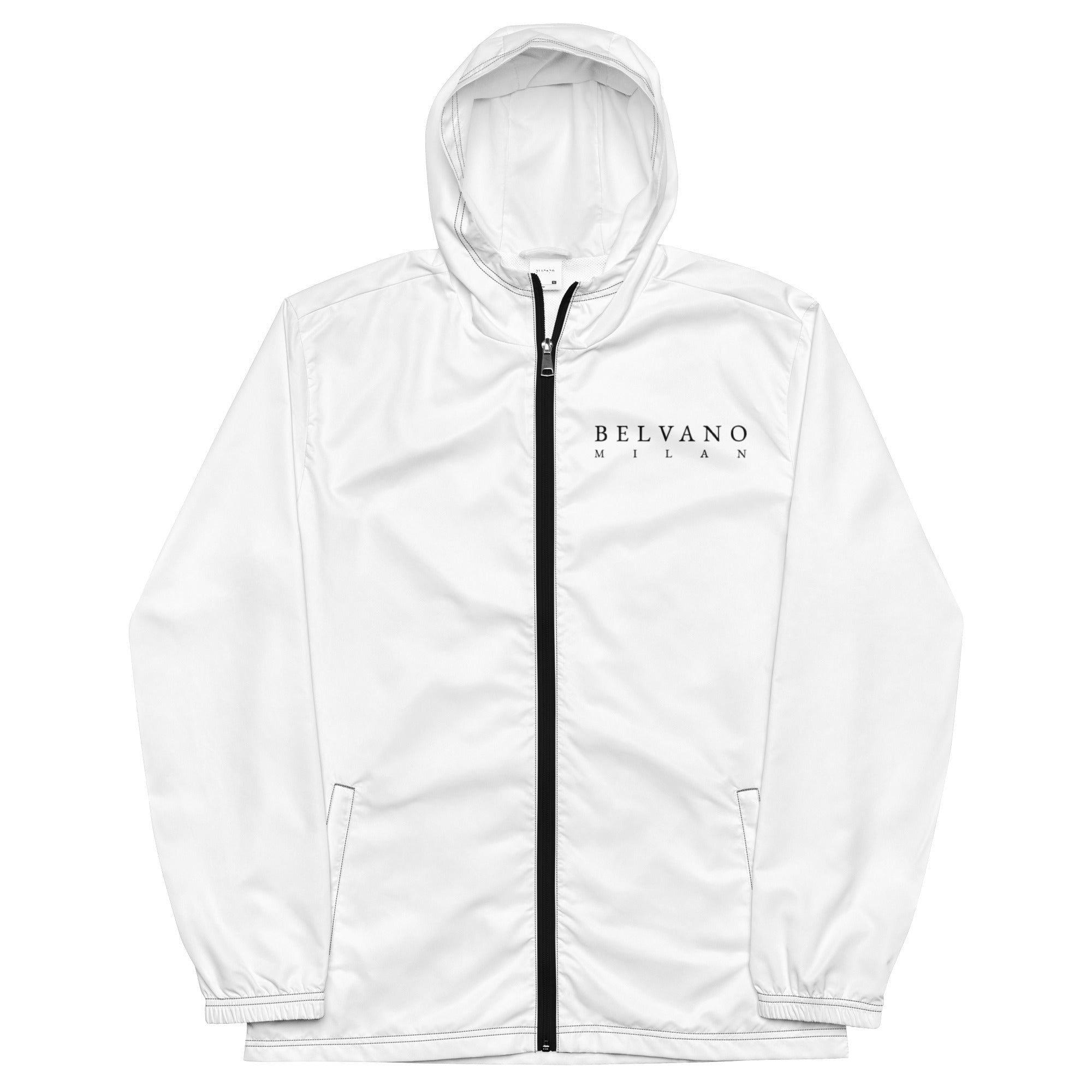 Black/White Men’s windbreaker - BELVANO Milan