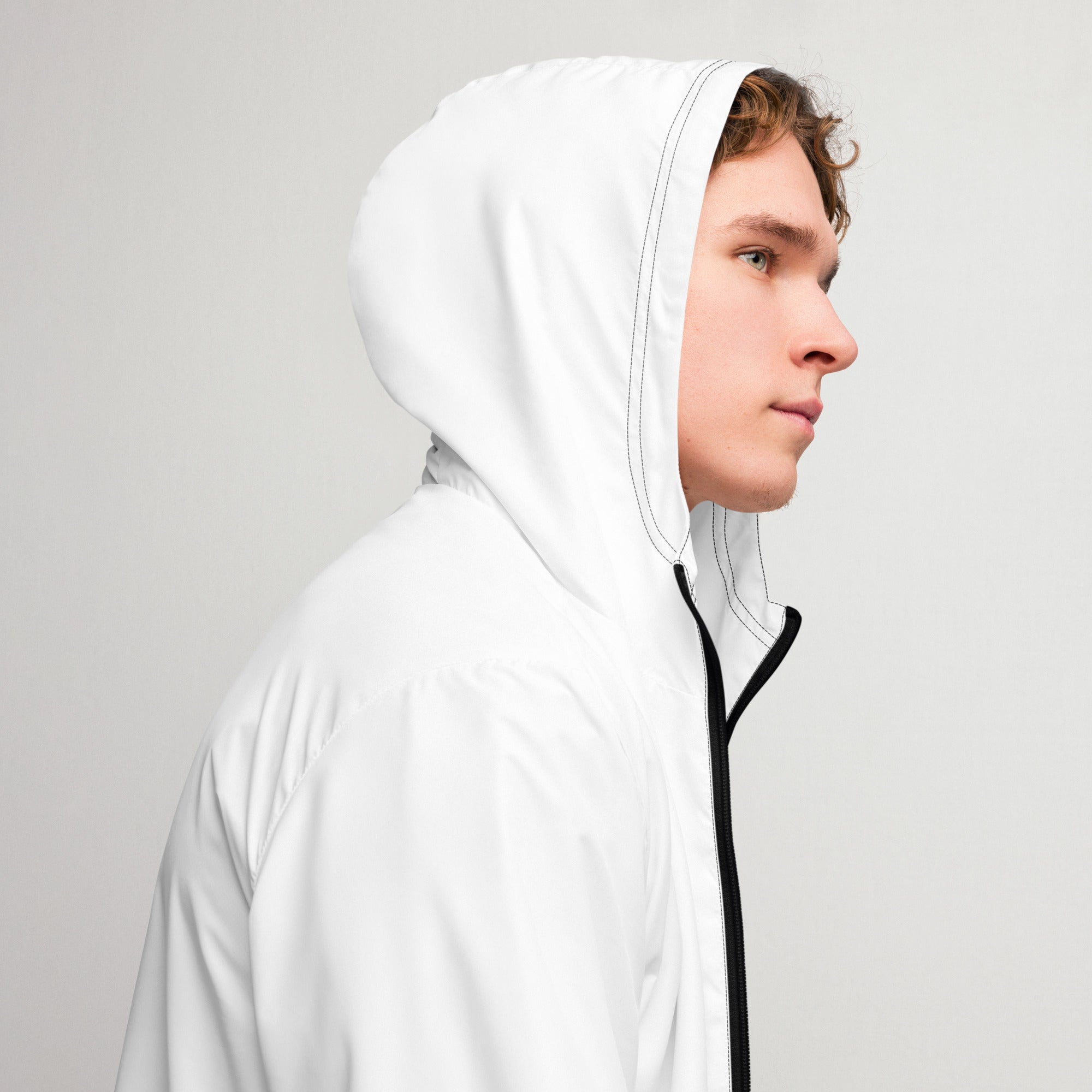 Black/White Men’s windbreaker - BELVANO Milan