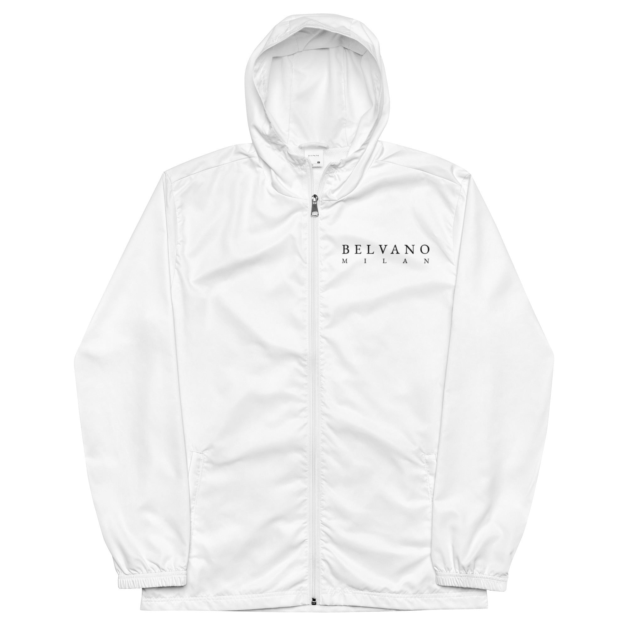 White Men’s windbreaker - BELVANO Milan