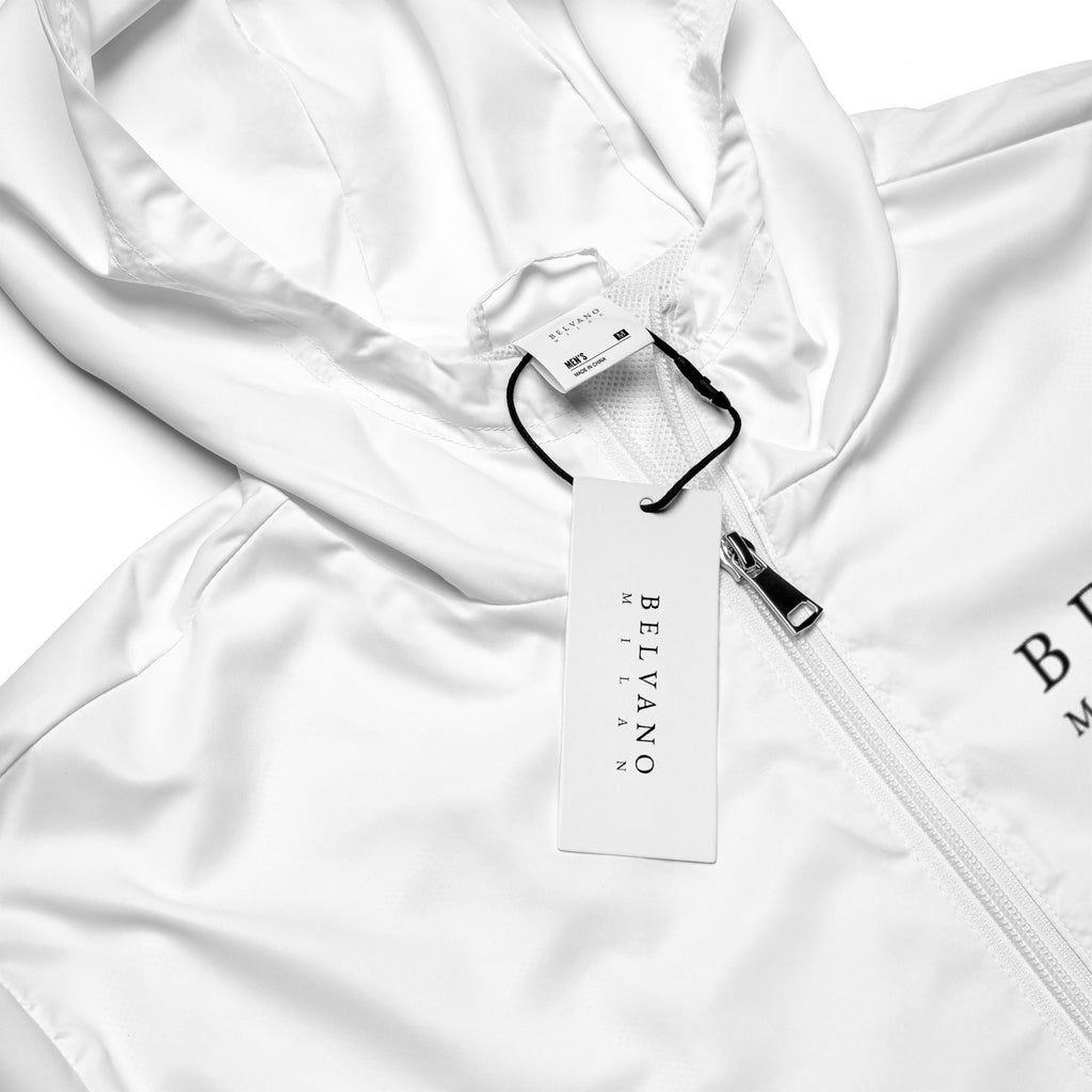 White Men’s windbreaker - BELVANO Milan