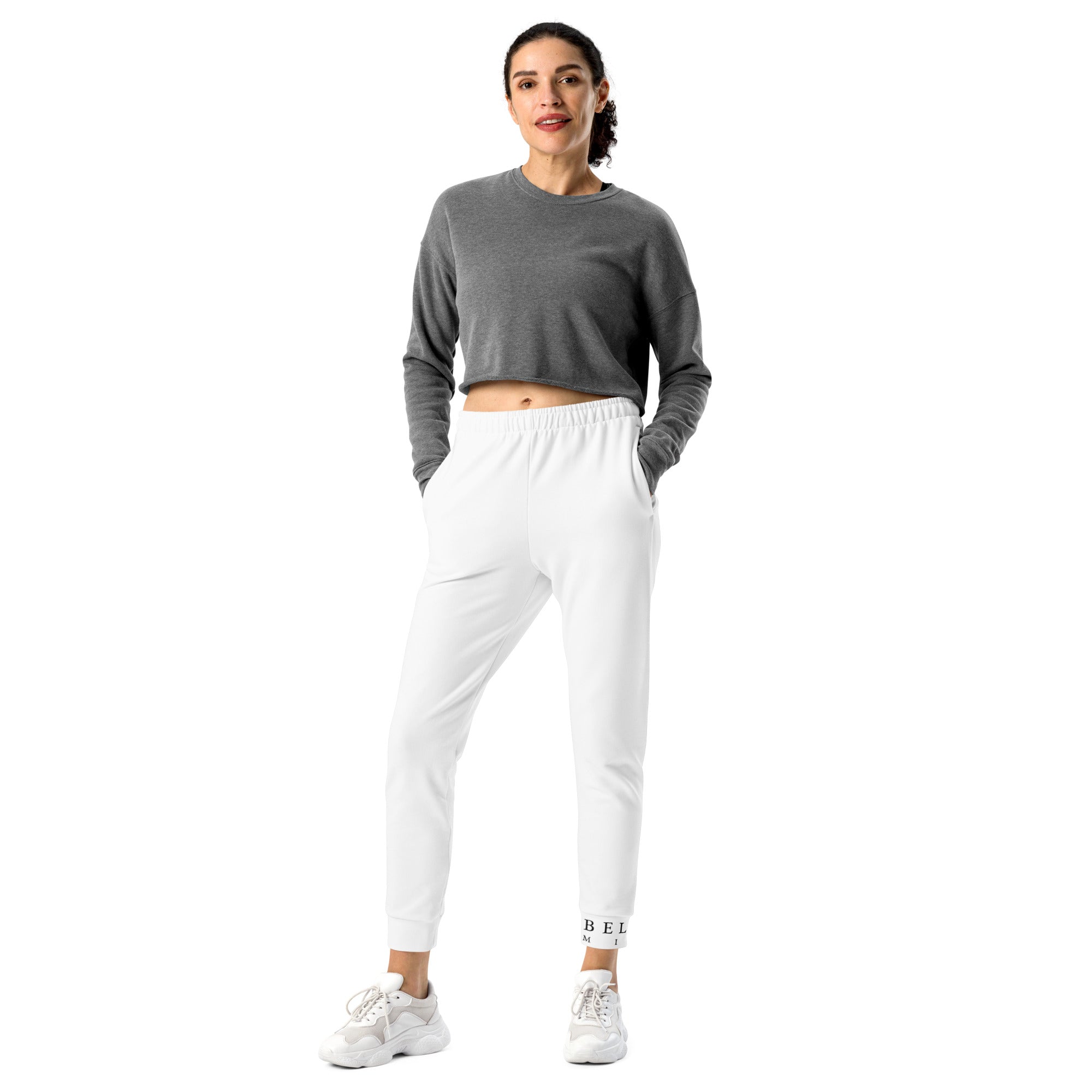 White Women's Joggers - BELVANO Milan