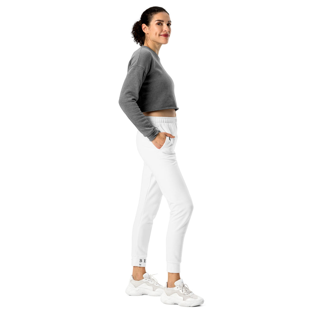 White Women's Joggers - BELVANO Milan