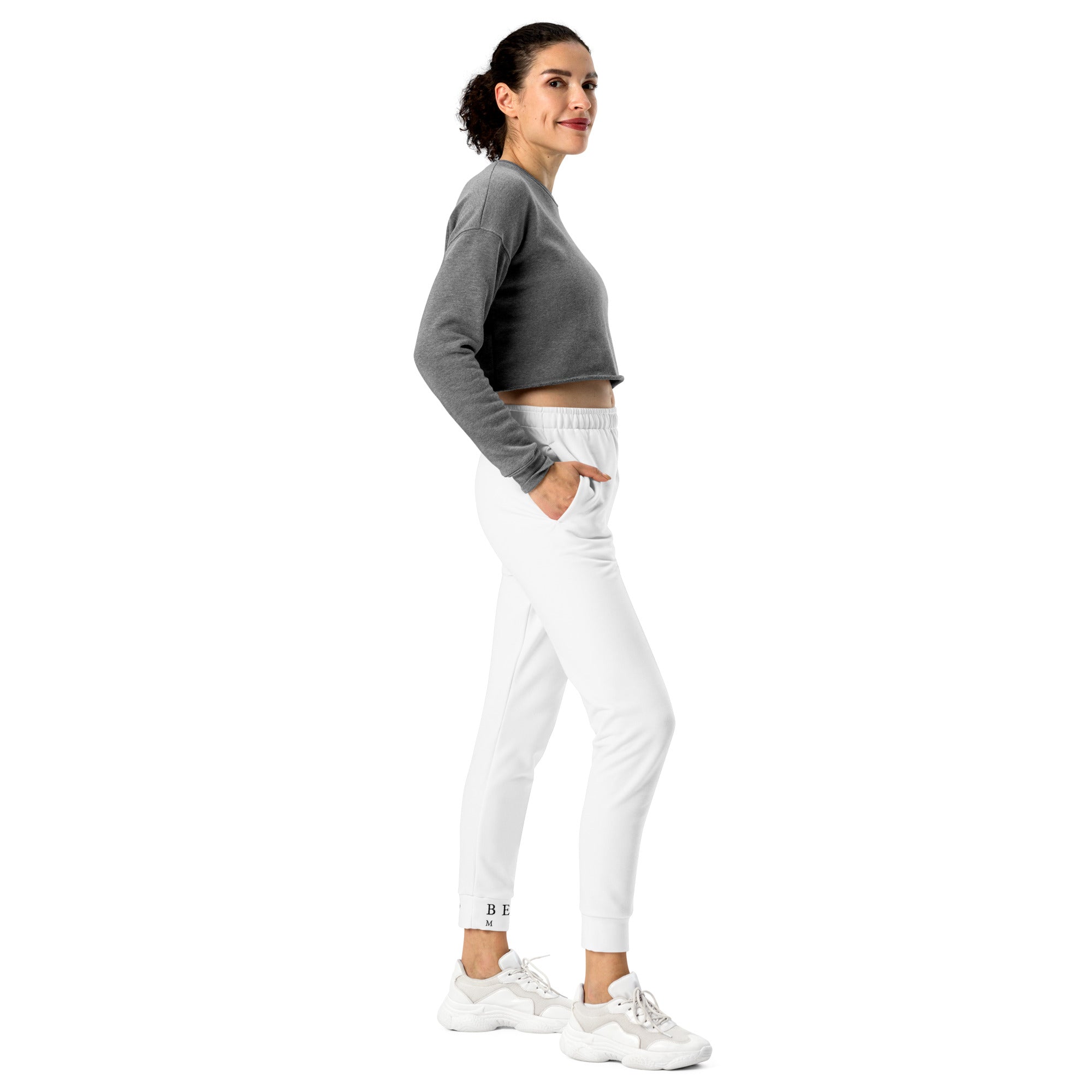 White Women's Joggers - BELVANO Milan