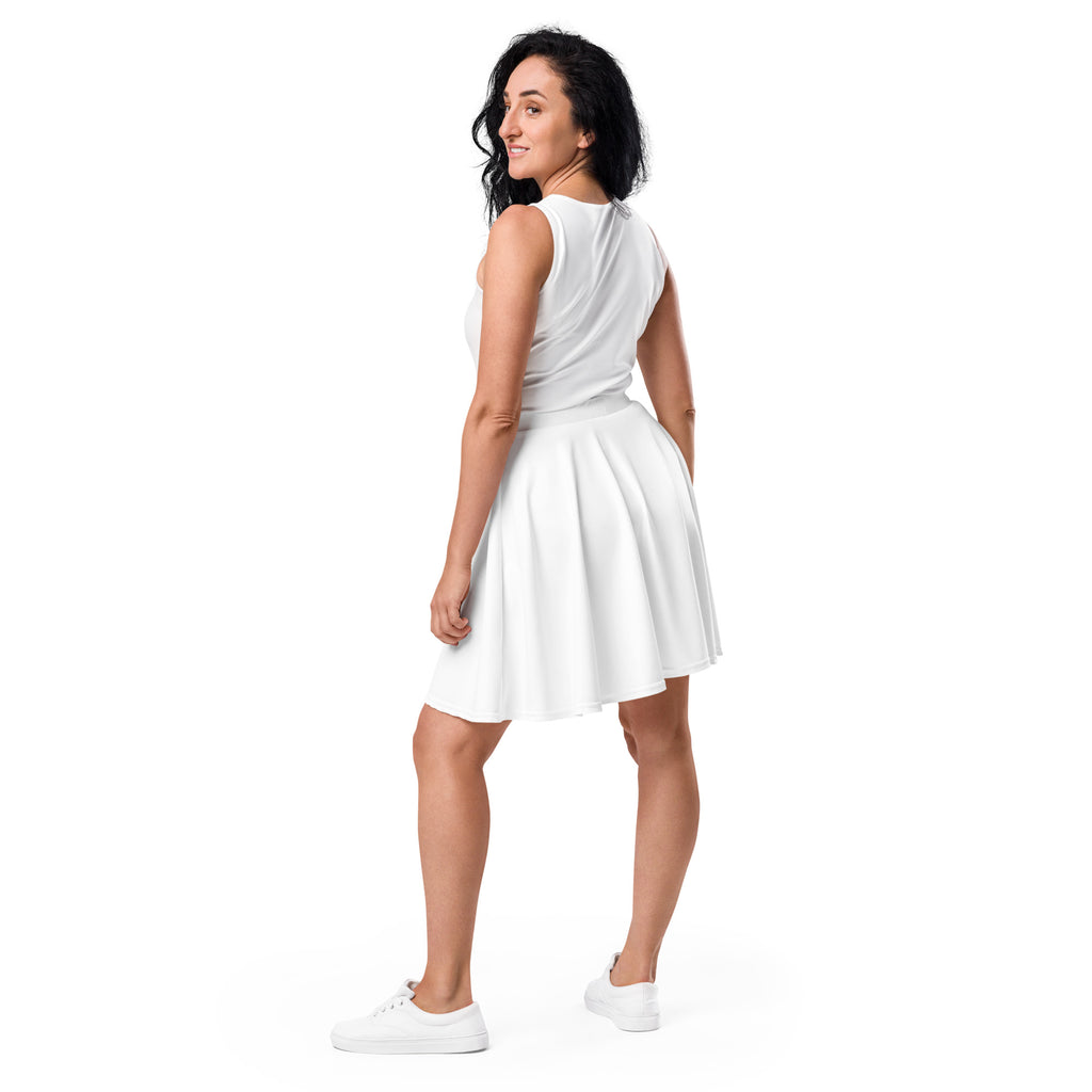 White Skater Skirt - BELVANO Milan