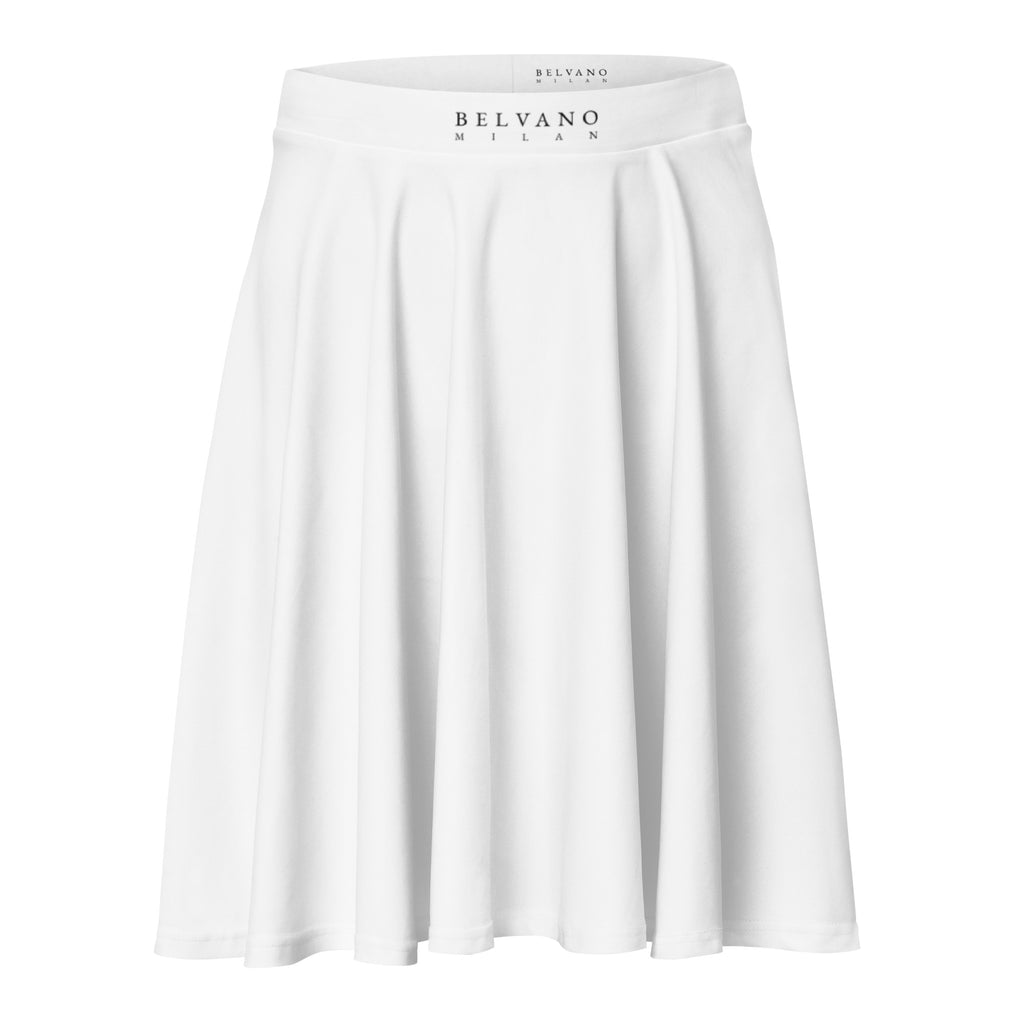 White Skater Skirt - BELVANO Milan