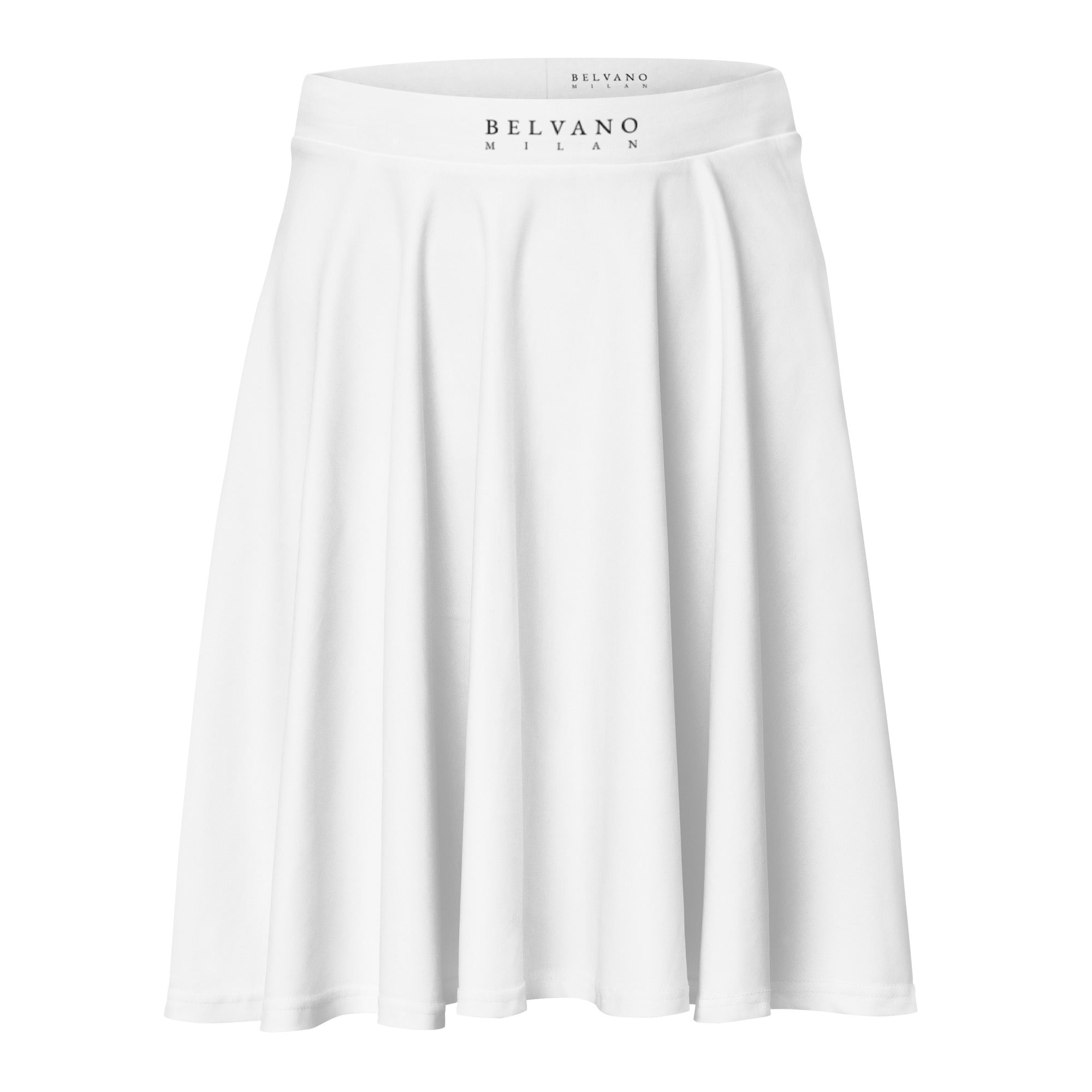 White Skater Skirt - BELVANO Milan