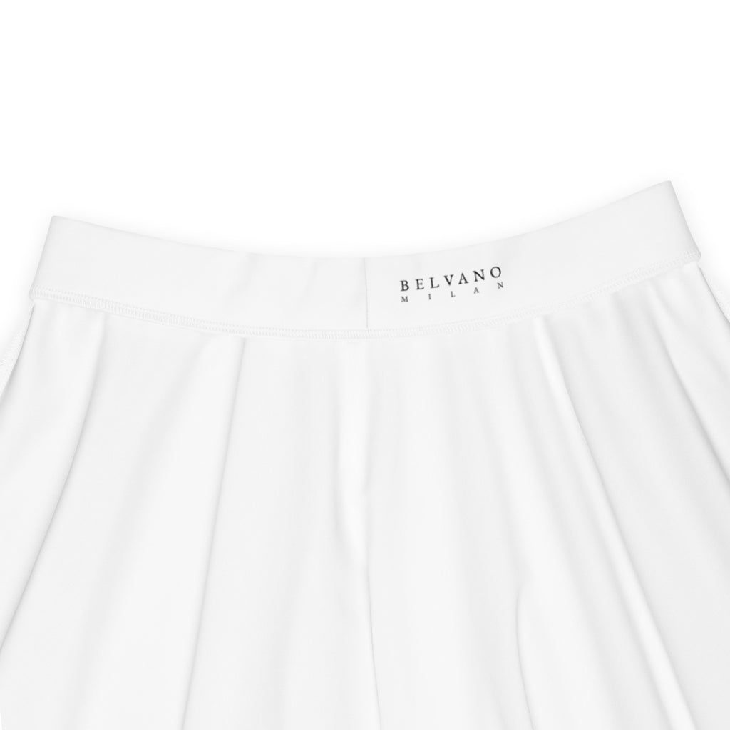 White Skater Skirt - BELVANO Milan