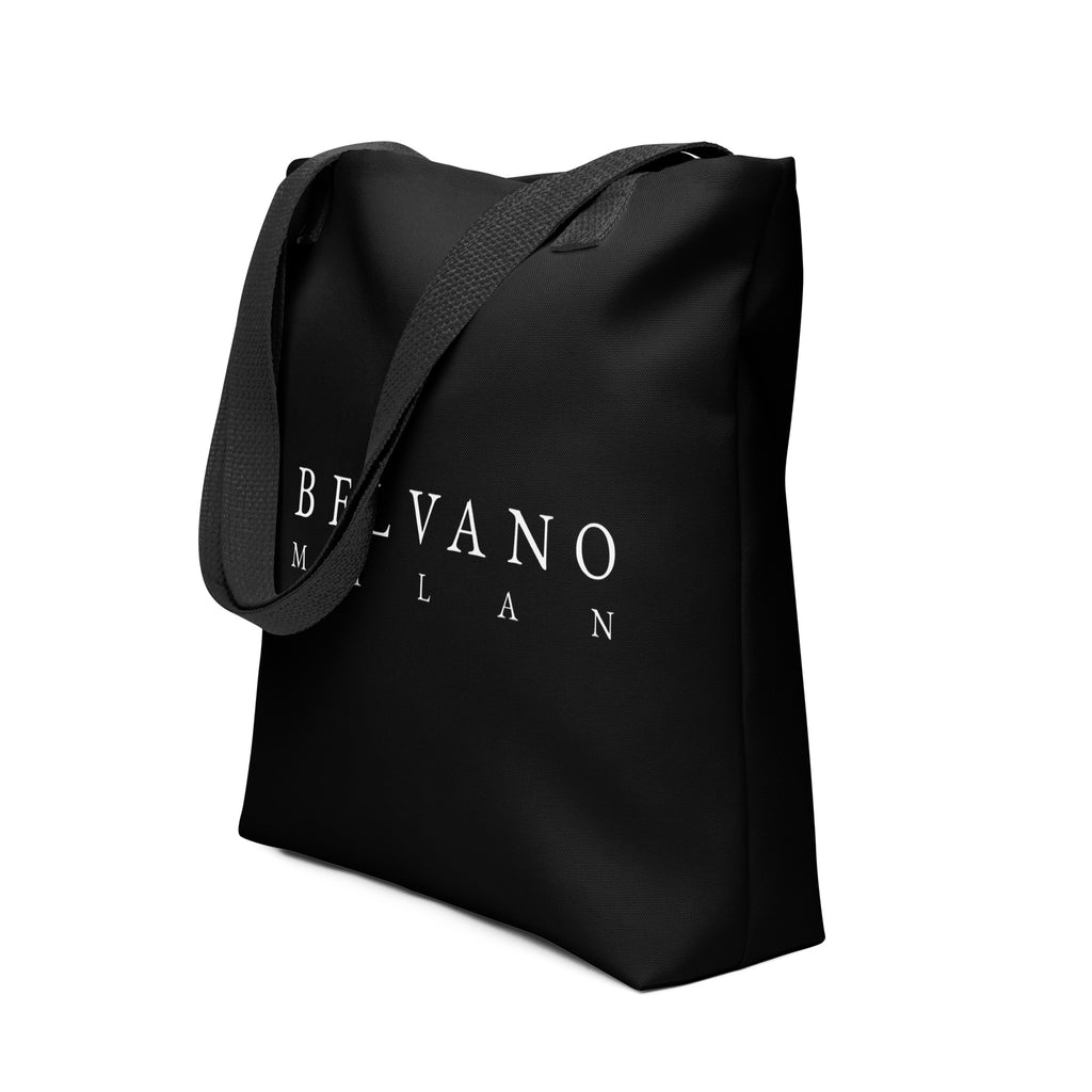 Black Tote bag - BELVANO Milan