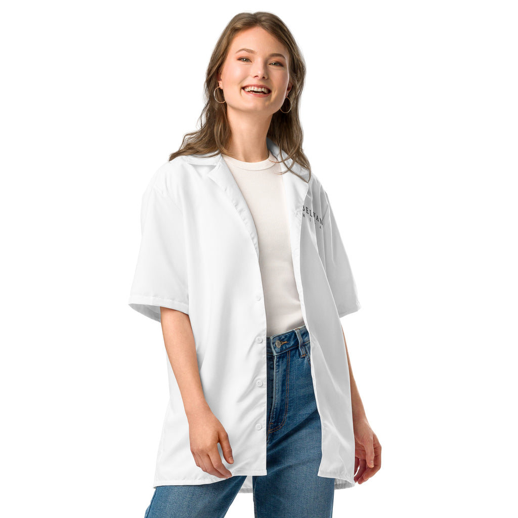 White Unisex button shirt - BELVANO Milan