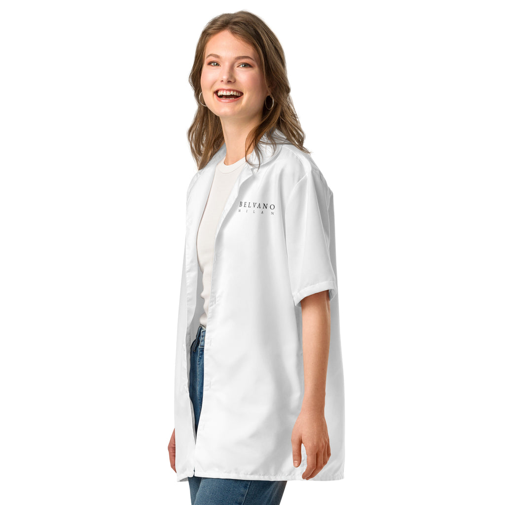 White Unisex button shirt - BELVANO Milan