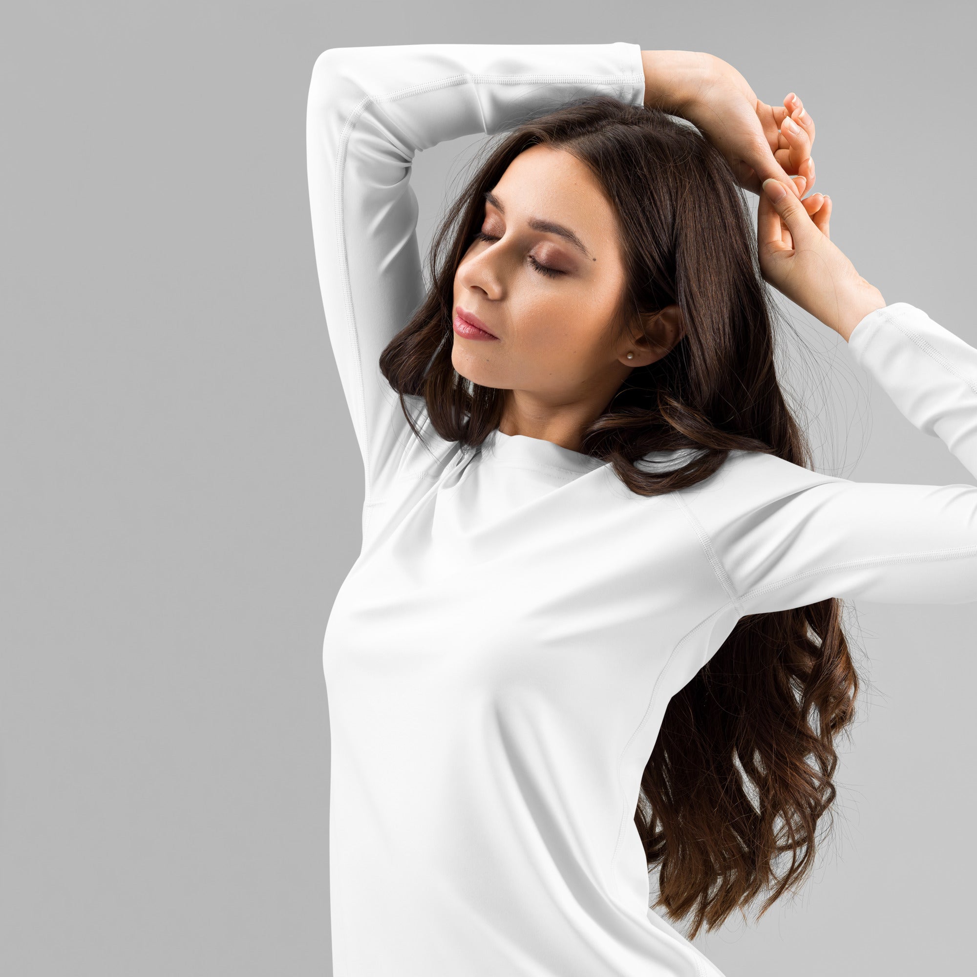 White Women's Rash Guard - BELVANO Milan