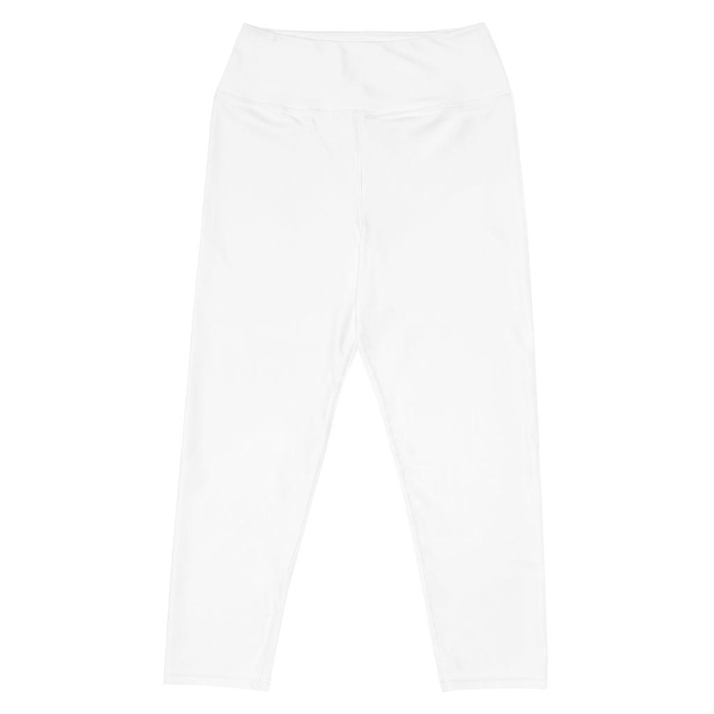 White Yoga Capri Leggings - BELVANO Milan