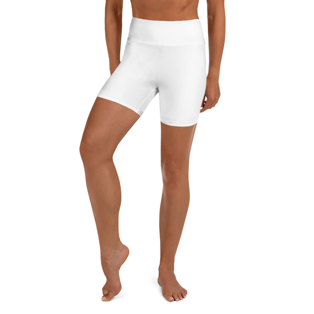 White Yoga Shorts - BELVANO Milan