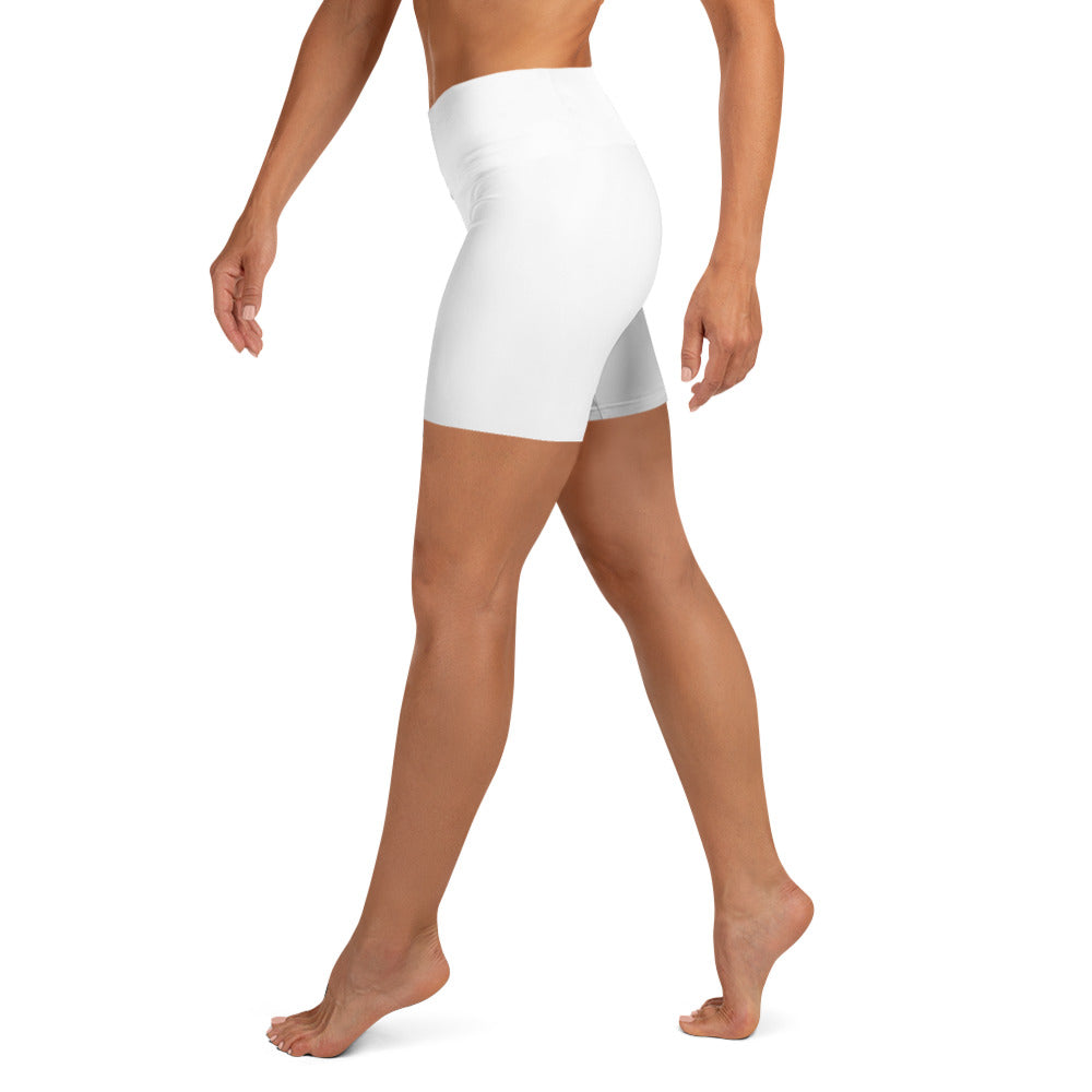 White Yoga Shorts - BELVANO Milan