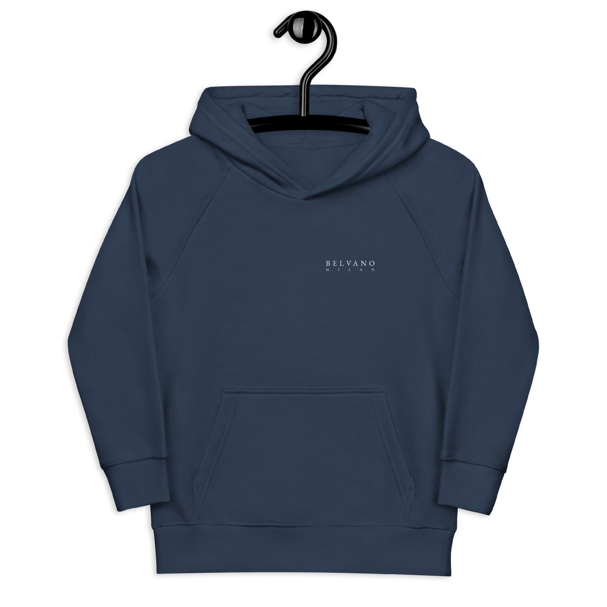 French Navy kids eco hoodie — BELVANO Milan
