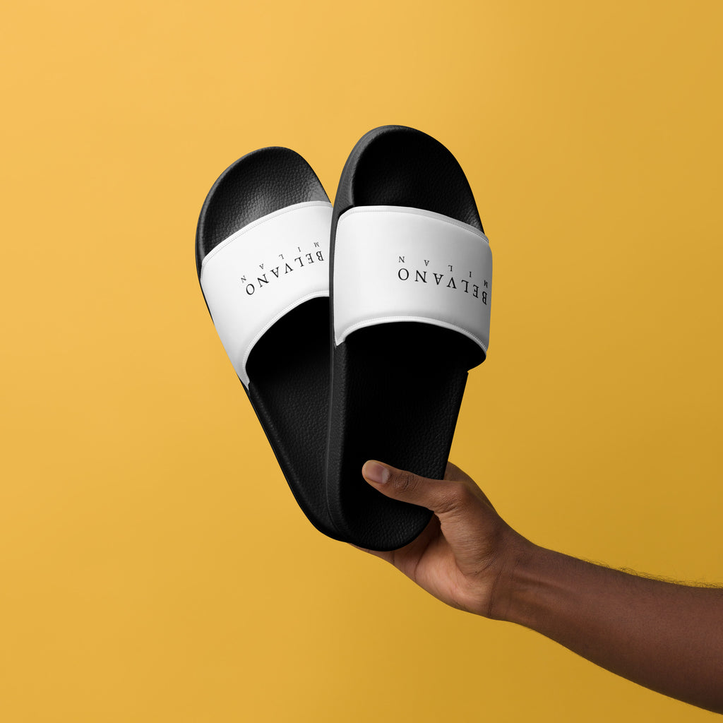 Black Men’s slides - BELVANO Milan
