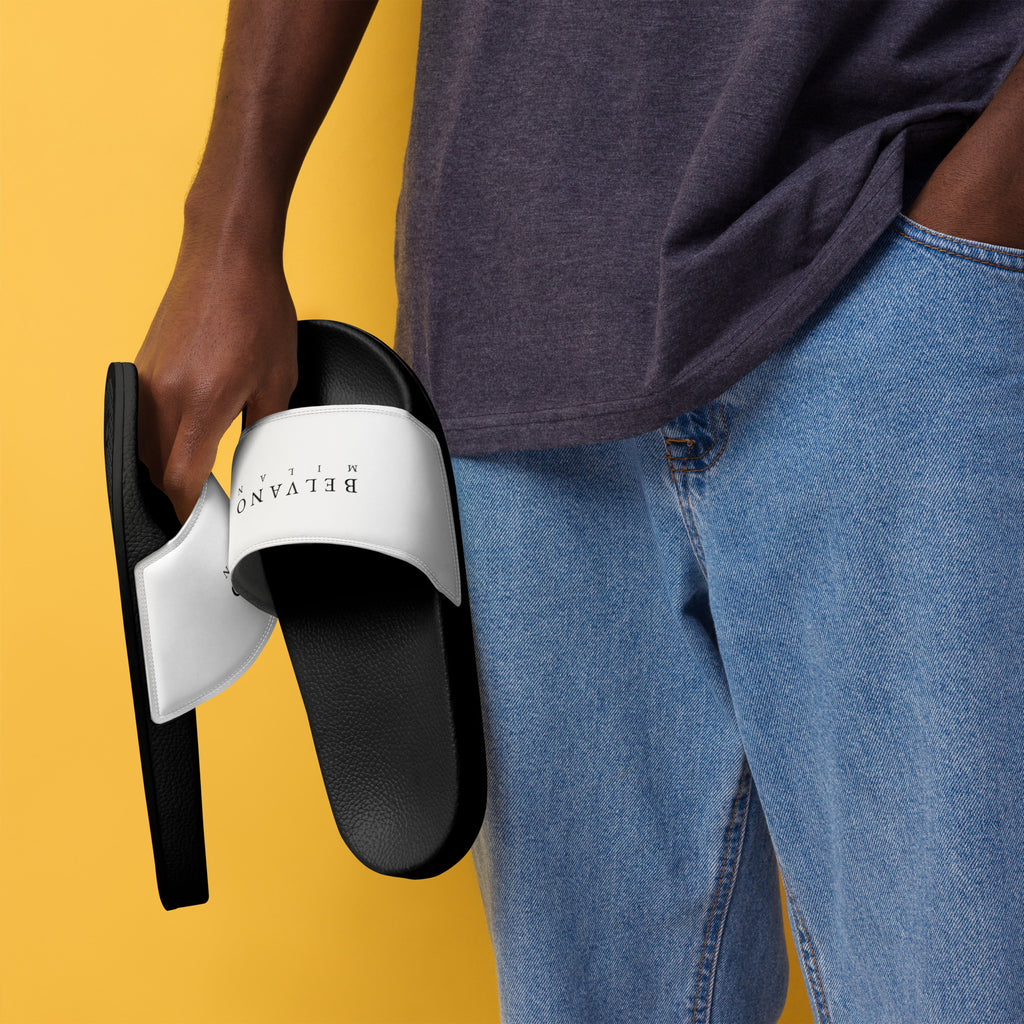 Black Men’s slides - BELVANO Milan