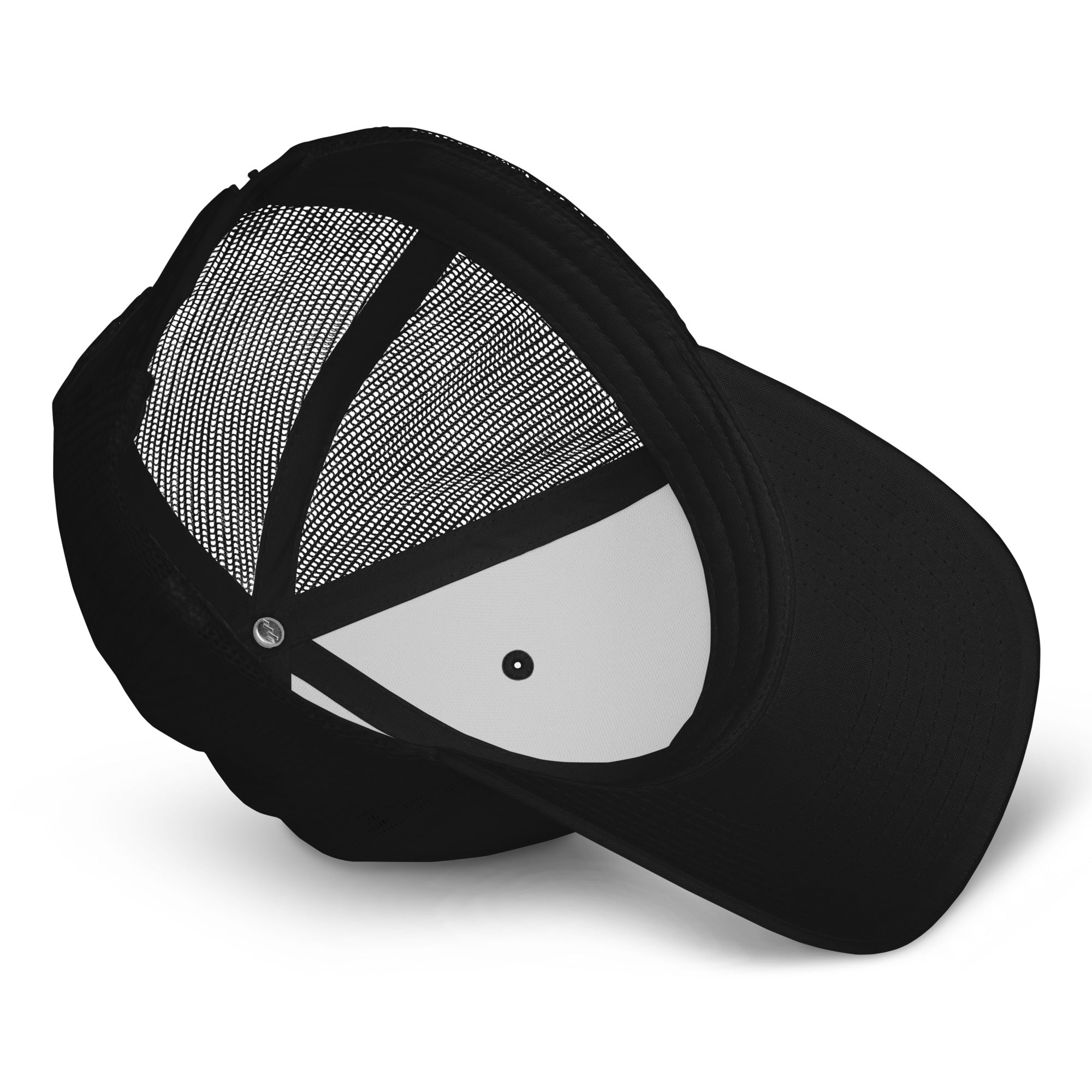 Black Trucker Cap - BELVANO Milan