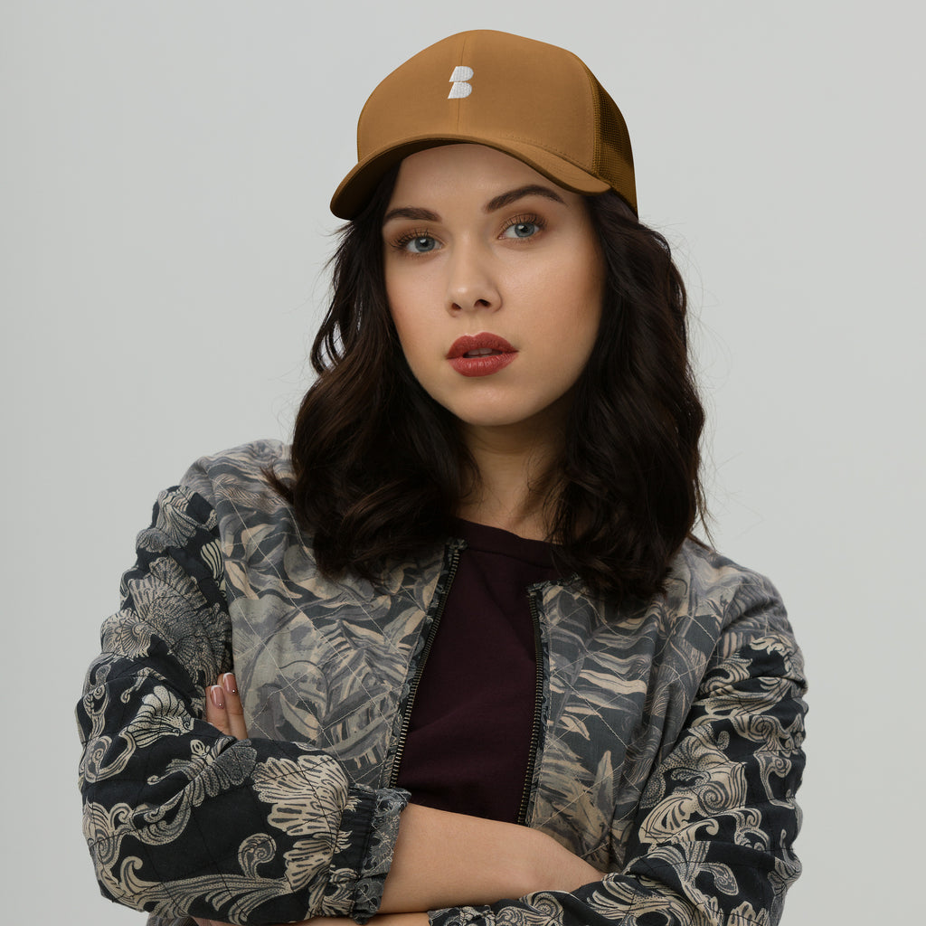 Caramel Trucker Cap - BELVANO Milan