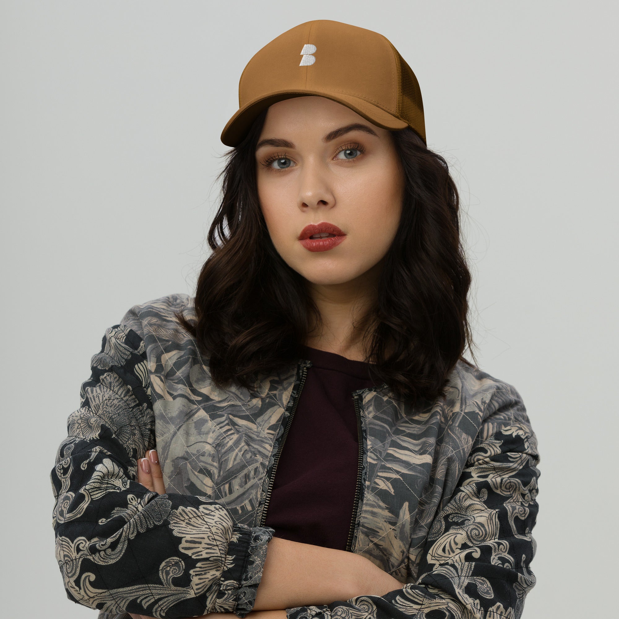 Caramel Trucker Cap - BELVANO Milan
