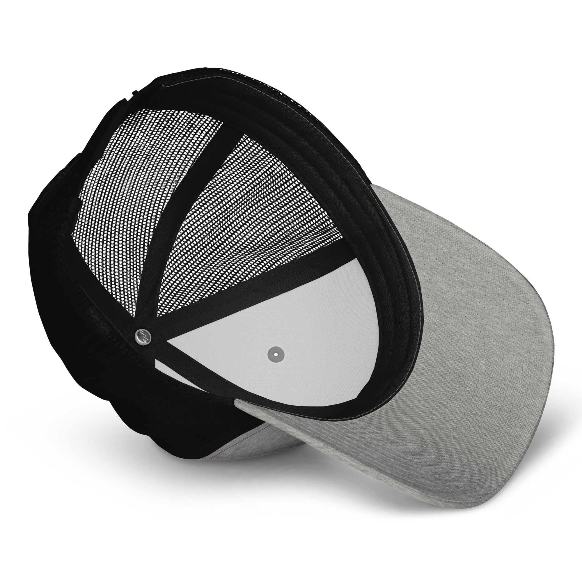 Heather/ Black  Trucker Cap - BELVANO Milan