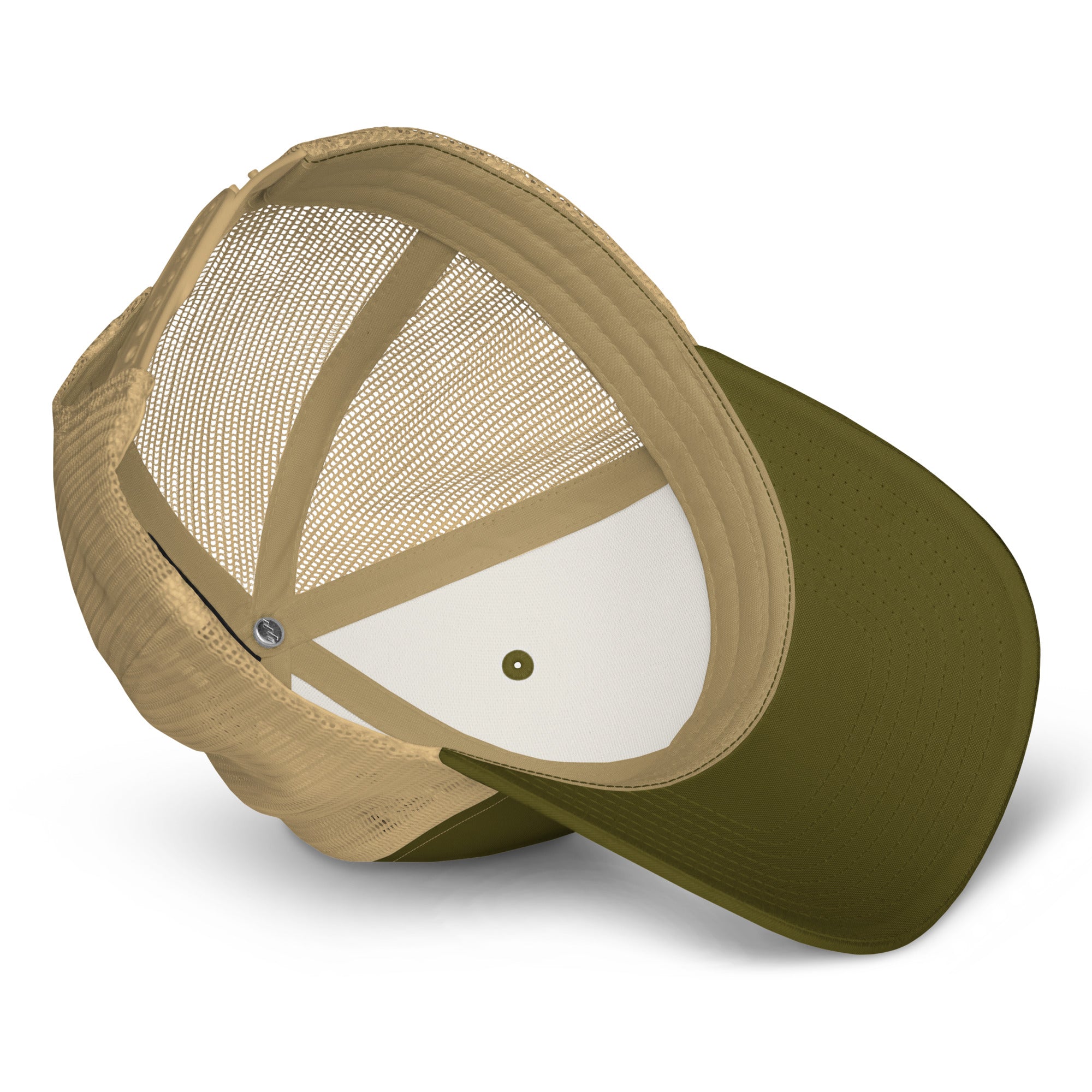 Moss/ Khaki Trucker Cap - BELVANO Milan