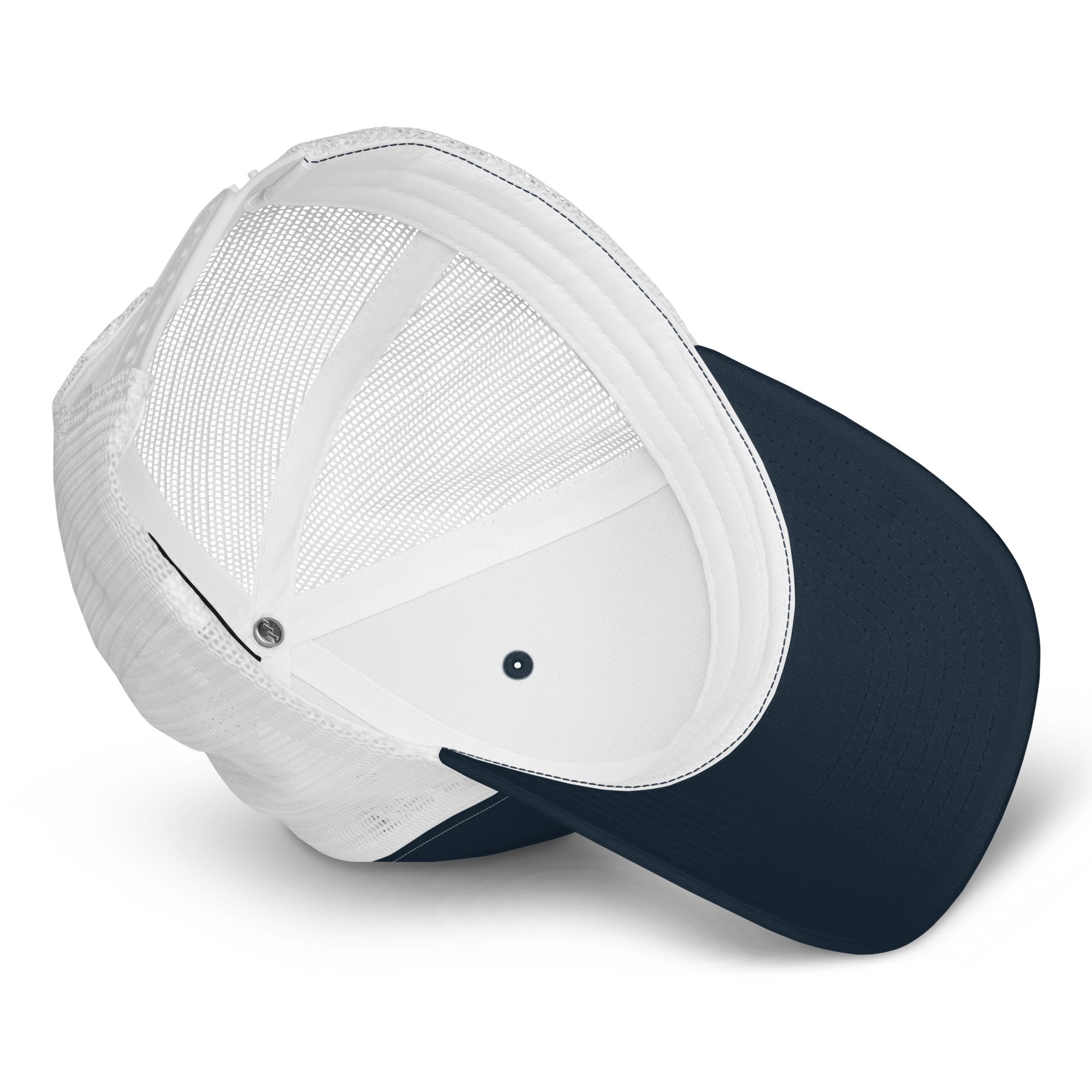 Navy/ White Trucker Cap - BELVANO Milan