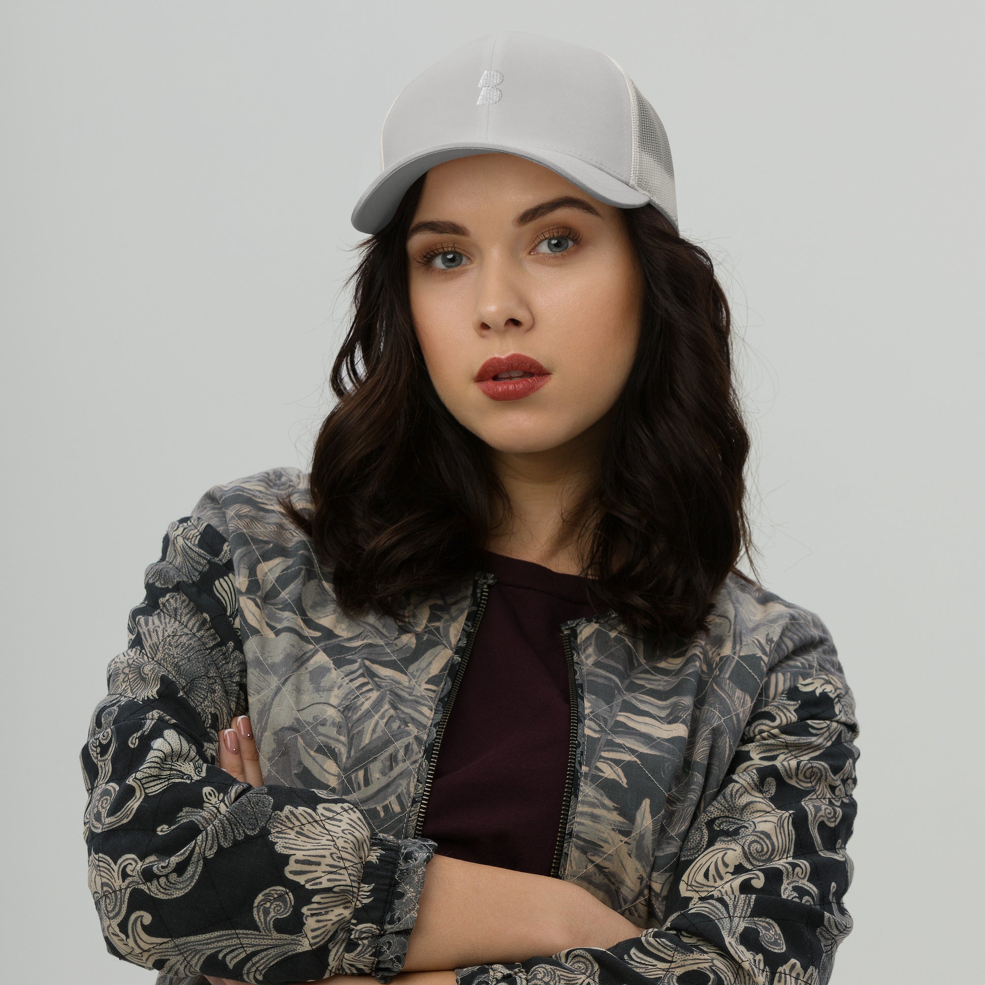 Silver Trucker Cap - BELVANO Milan