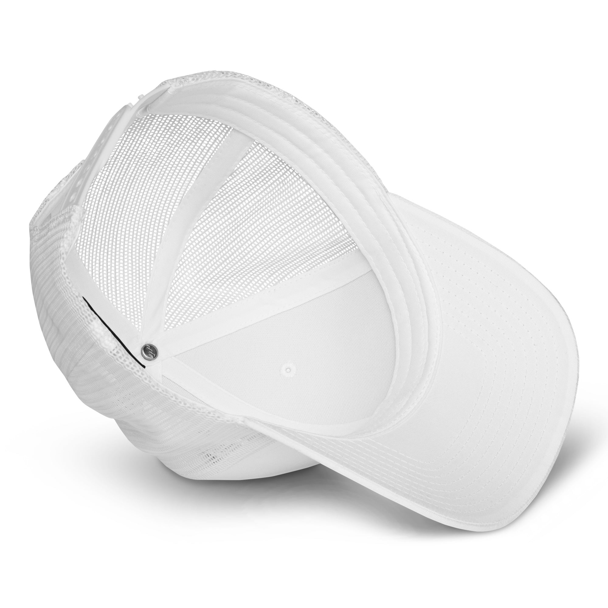 White Trucker Cap - BELVANO Milan