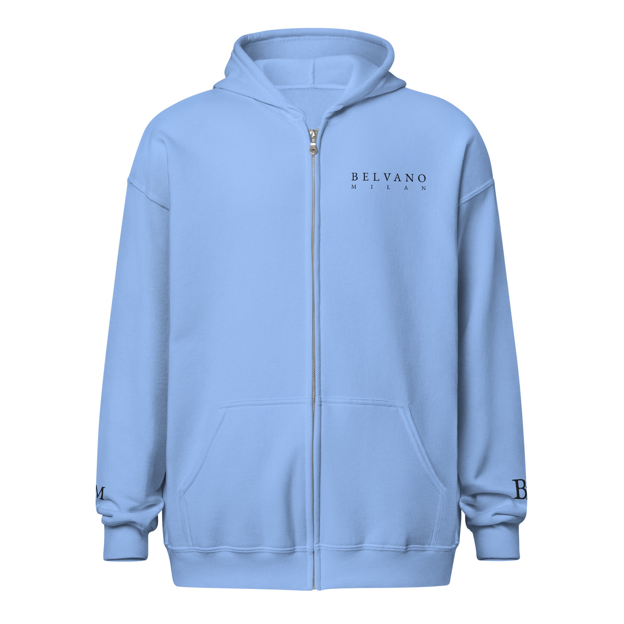 Caroline Blue Unisex heavy blend zip hoodie - BELVANO Milan