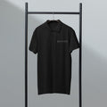 Black Premium pique polo shirt - BELVANO Milan