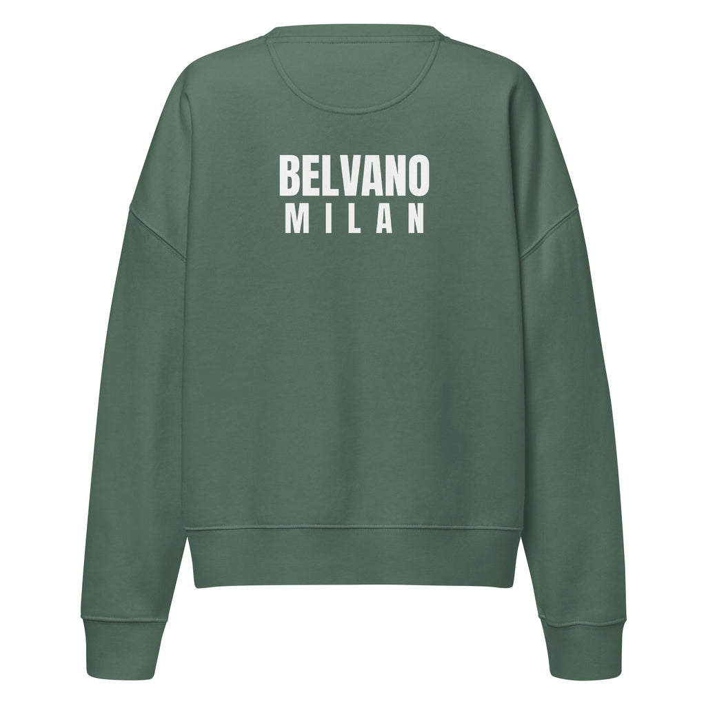 Green Bay Women’s organic crew neck sweatshirt - BELVANO Milan