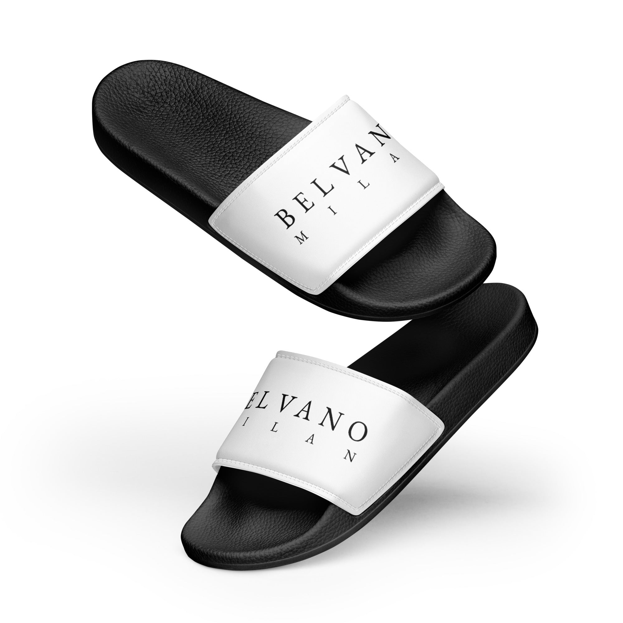 Black Women's slides - BELVANO Milan